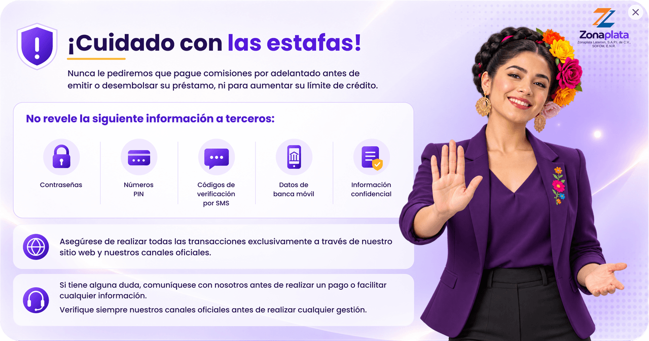 Información importante de Zona Presta